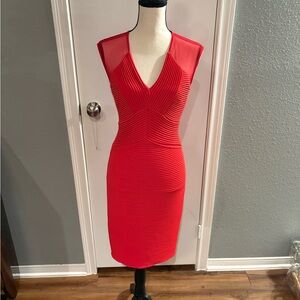 Calvin Klein Red Midi Dress